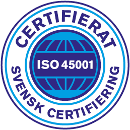 ISO 45001-certifiering för arbetsmiljöledning